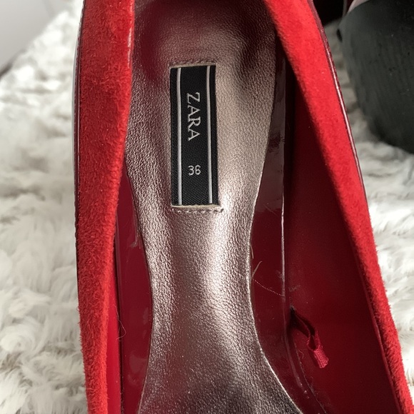 ZARA red high heels - Picture 5 of 7